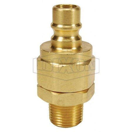 Dixon BRASS 3/4 in H-STYLE NIPPLE, 3/4 MNPTF V6M6-B